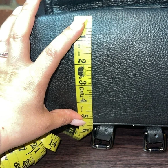 Mario Valentino Leather Backpack - Picture 6 of 7